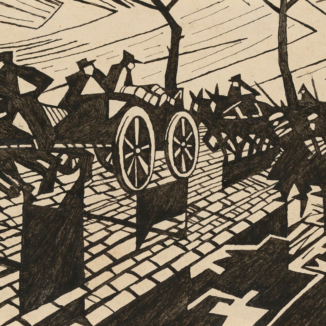 Christopher Nevinson — По дороге в Ипр, изображение 1