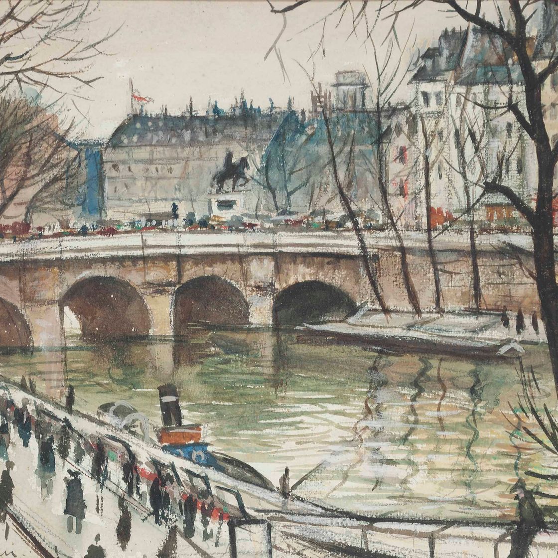 Christopher Nevinson — Генрих IV с набережной
