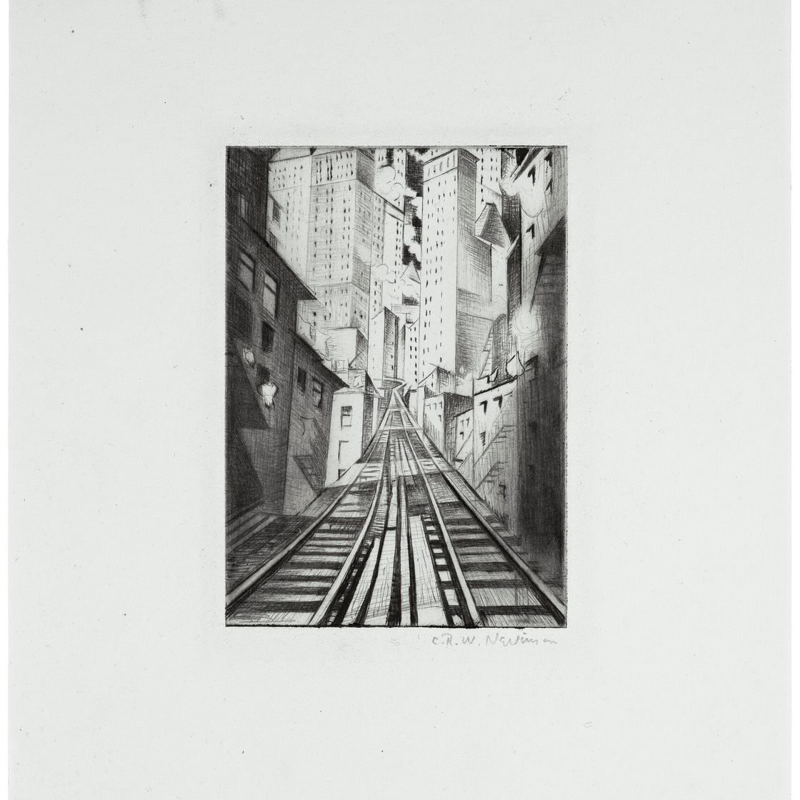 Christopher Nevinson — Нью-Йорк: Абстракция, изображение 2