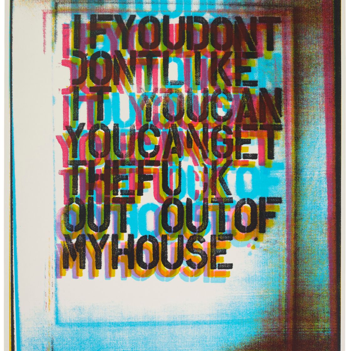 Christopher Wool — Мой дом I, II и III, изображение 3