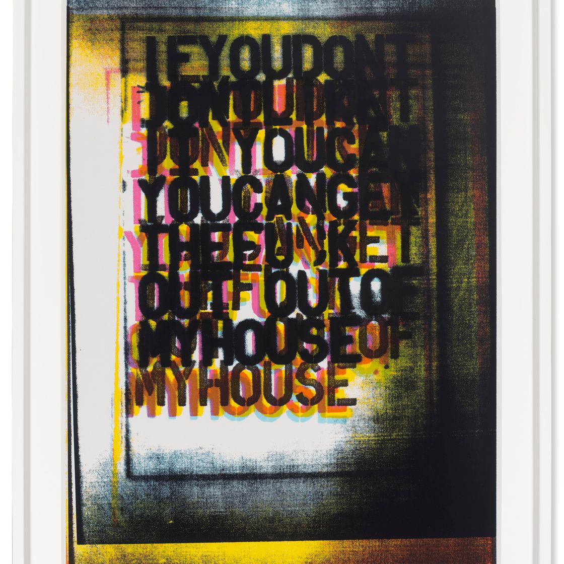 Christopher Wool — Мой дом I, II и III, изображение 7