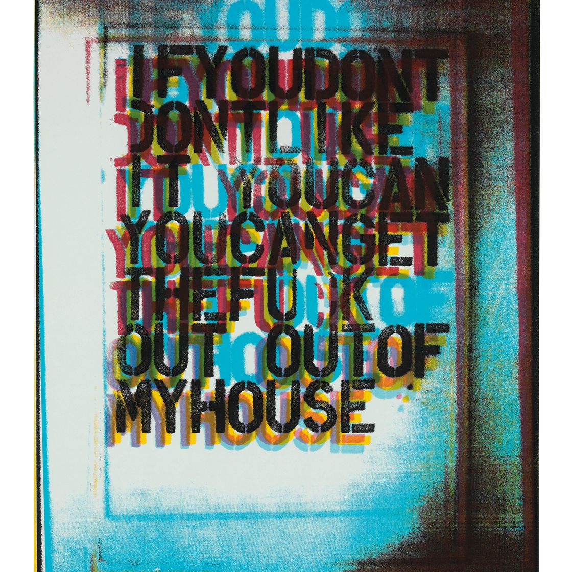Christopher Wool — Мой дом I, II и III, изображение 2