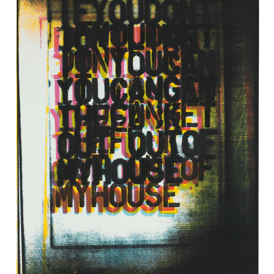 Christopher Wool — Мой дом I, II и III, изображение 4