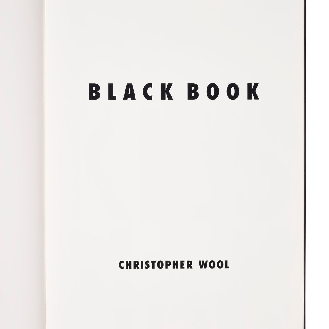 Christopher Wool — Черная книга, изображение 6