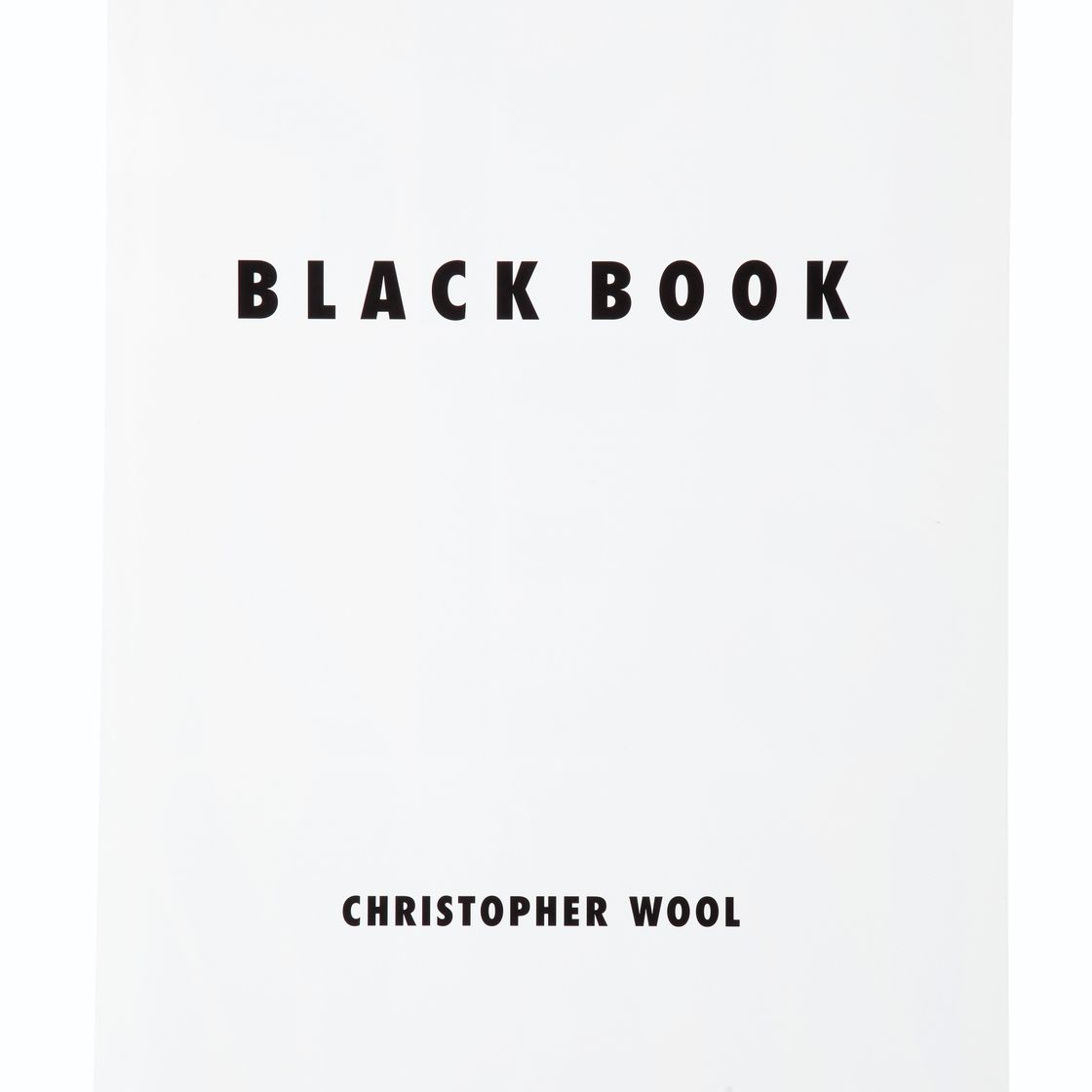 Christopher Wool — Черная книга, изображение 2