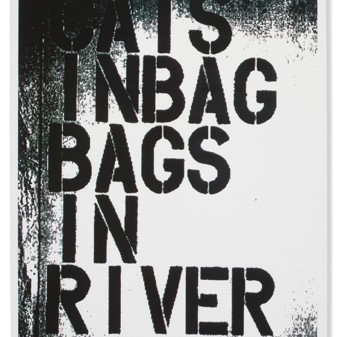 Christopher Wool — Кошки в мешках