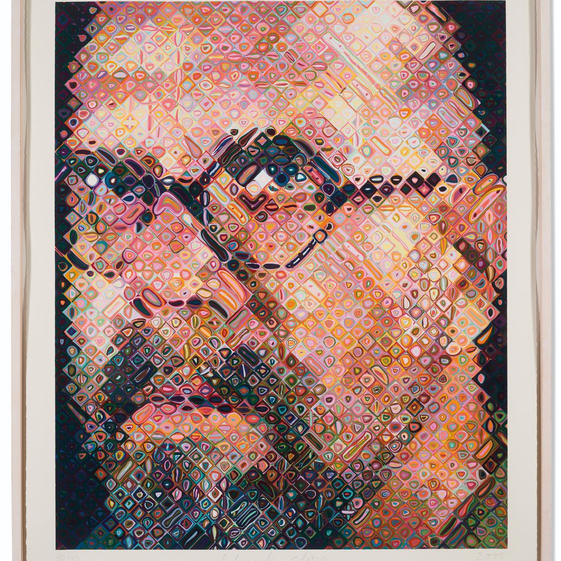 Chuck Close — Автопортрет, изображение 2