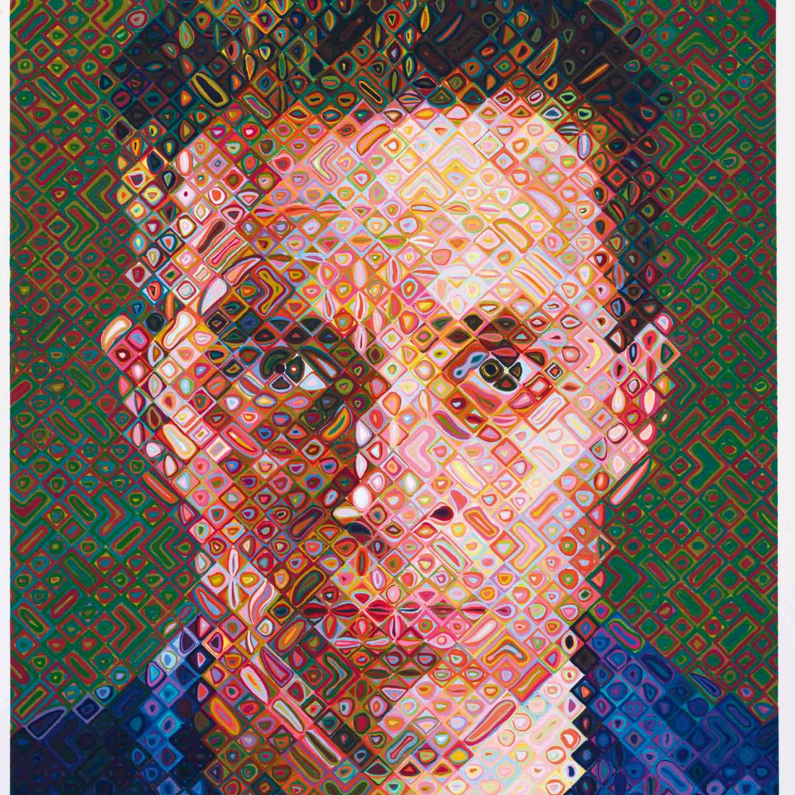 Chuck Close — Джеймс