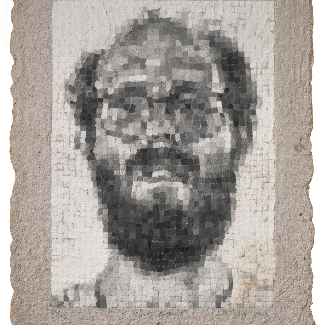 Chuck Close — Автопортрет/Манипулированный, изображение 1