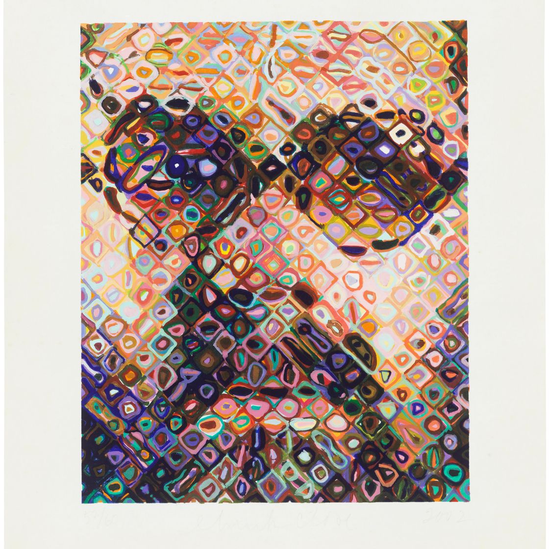 Chuck Close — Автопортрет
