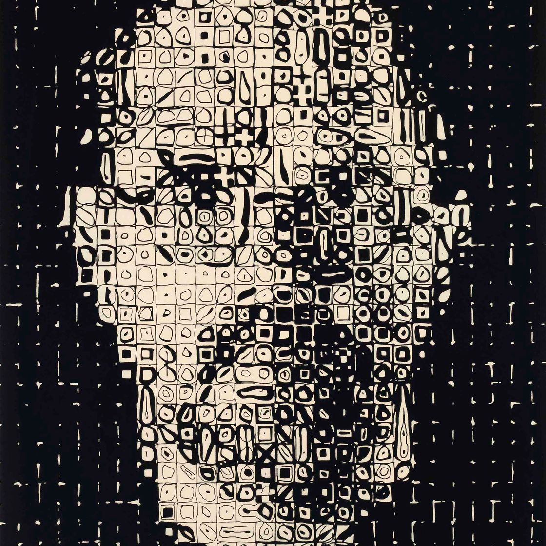 Chuck Close — Автопортрет