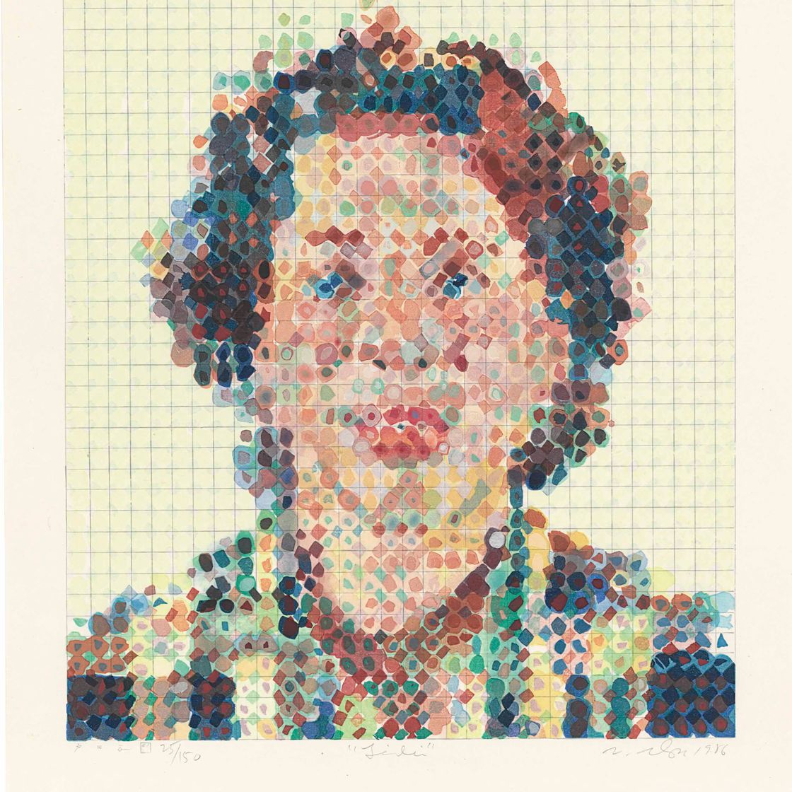Chuck Close — Лесли