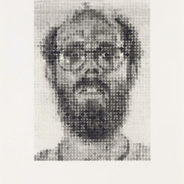 Chuck Close — Автопортрет (Пернотто, 51)