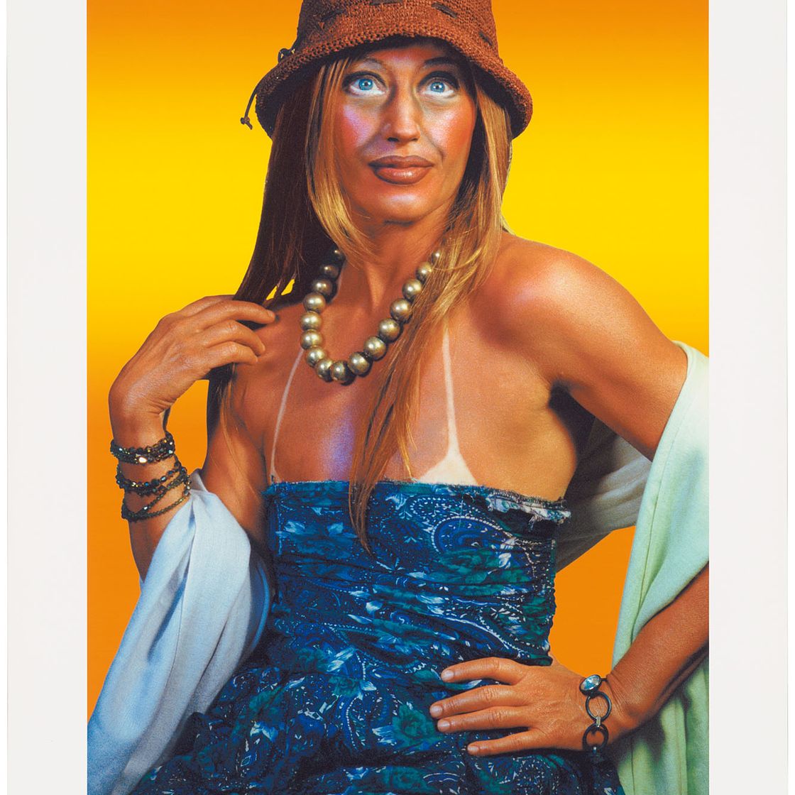 Cindy Sherman — Без названия (автопортрет с солнечным загаром)