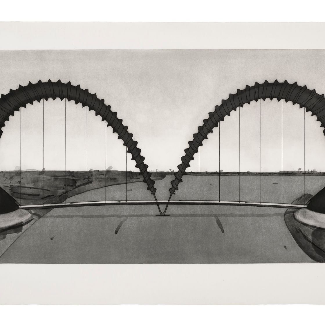 Claes Oldenburg — Винтовой мост (состояние II), изображение 1