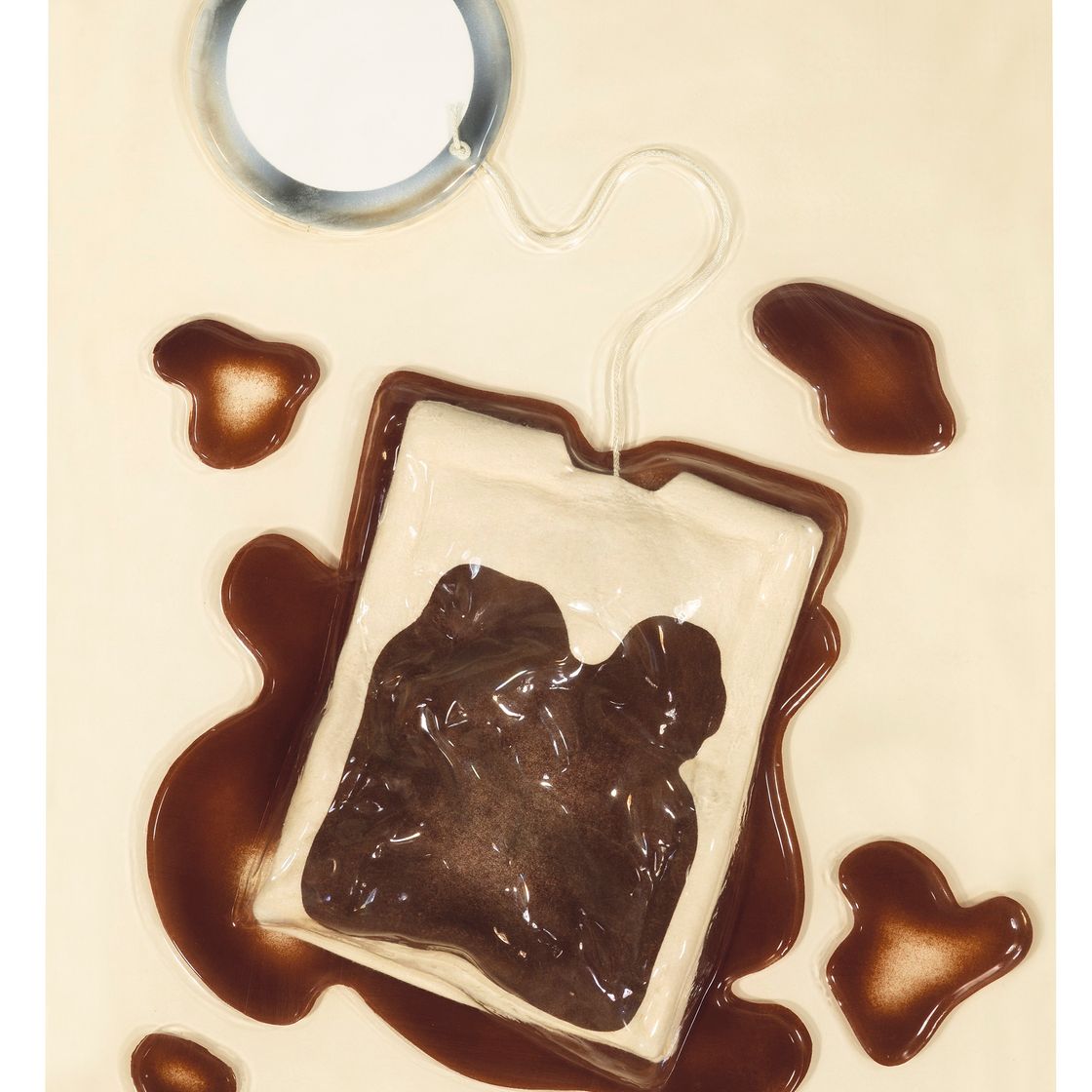 Claes Oldenburg — Чайный пакетик, от 4 штук на оргстекле
