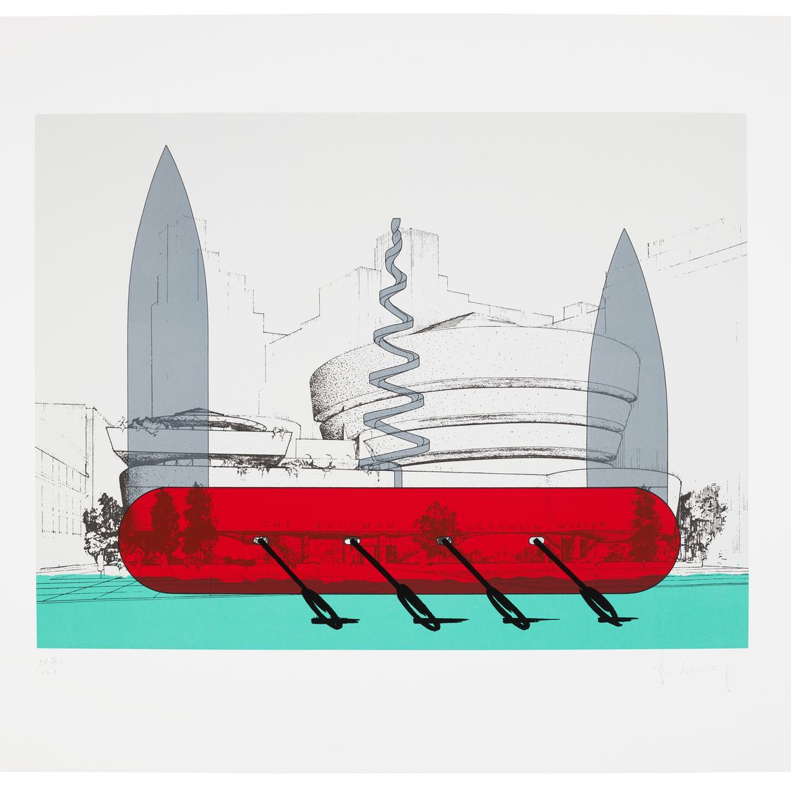 Claes Oldenburg — Две гравюры художника
