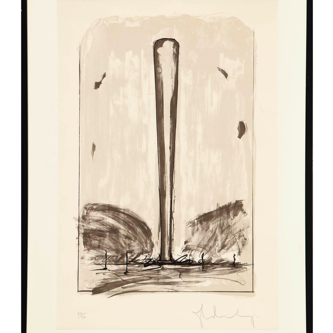 Claes Oldenburg — Летучая мышь, летящая со скоростью света (A. & P. 131)
