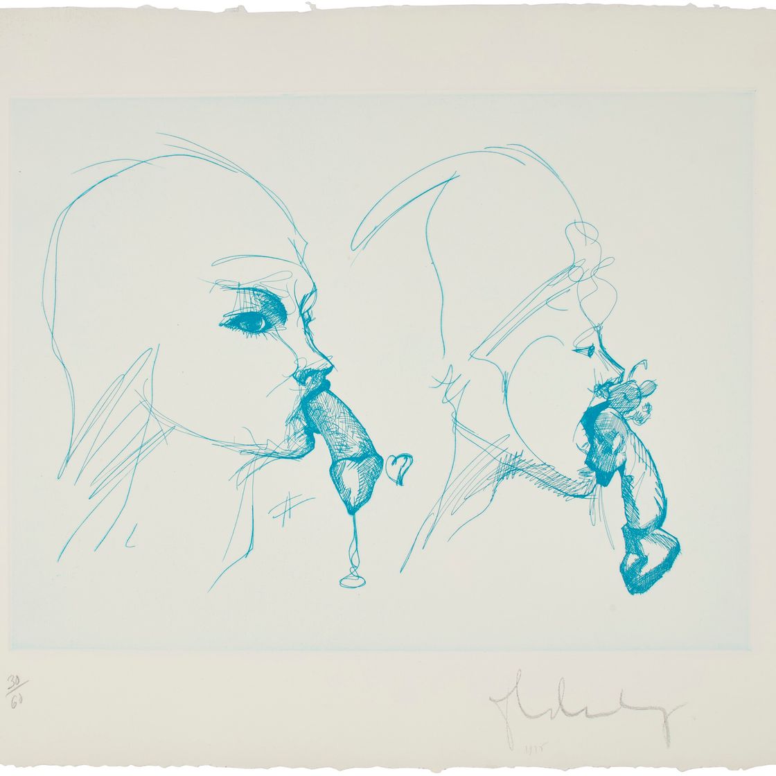 Claes Oldenburg — Два профиля