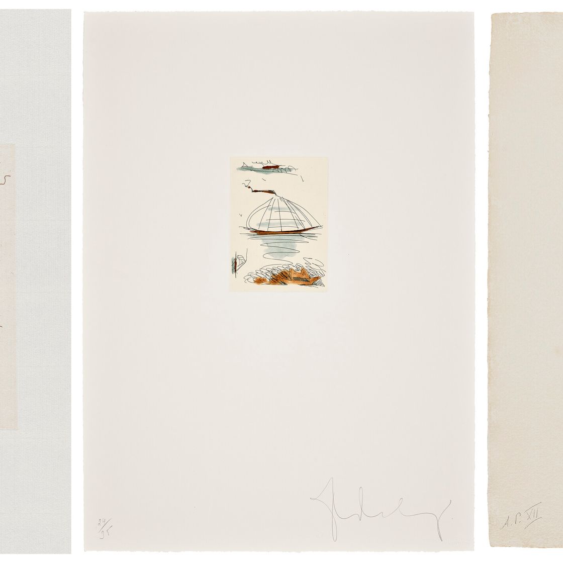 Claes Oldenburg — Три гравюры художника