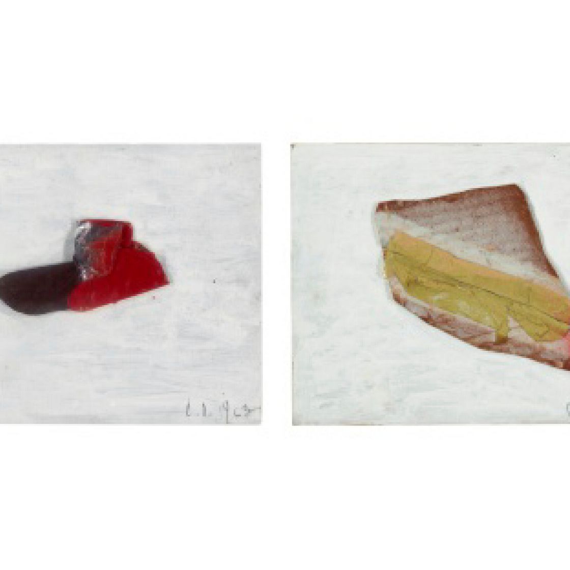 Claes Oldenburg — Шоколадный батончик и сэндвич: Пара, изображение 1