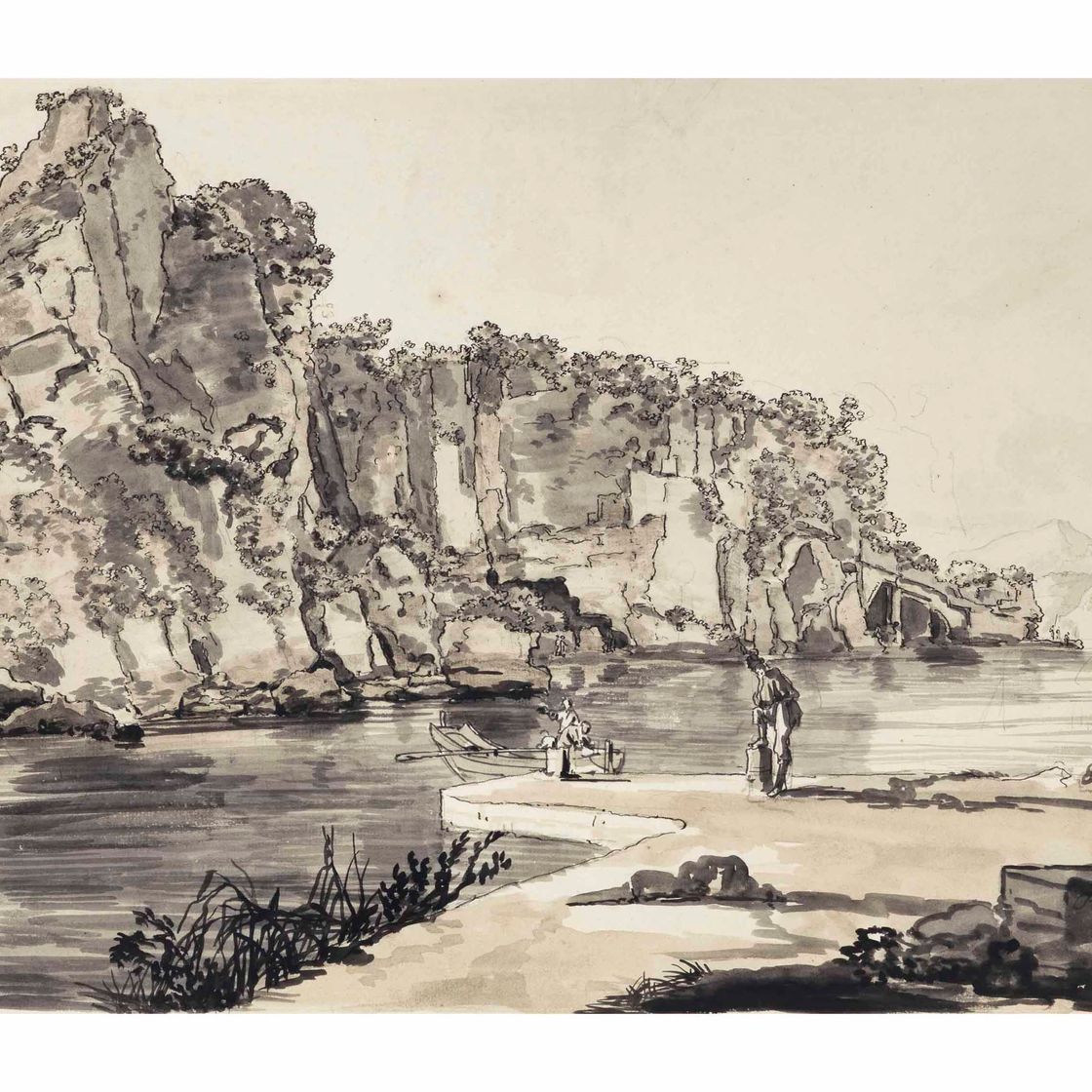 Claude Joseph Vernet — Вид на Капо Мизено между Кумой и Поццуоли