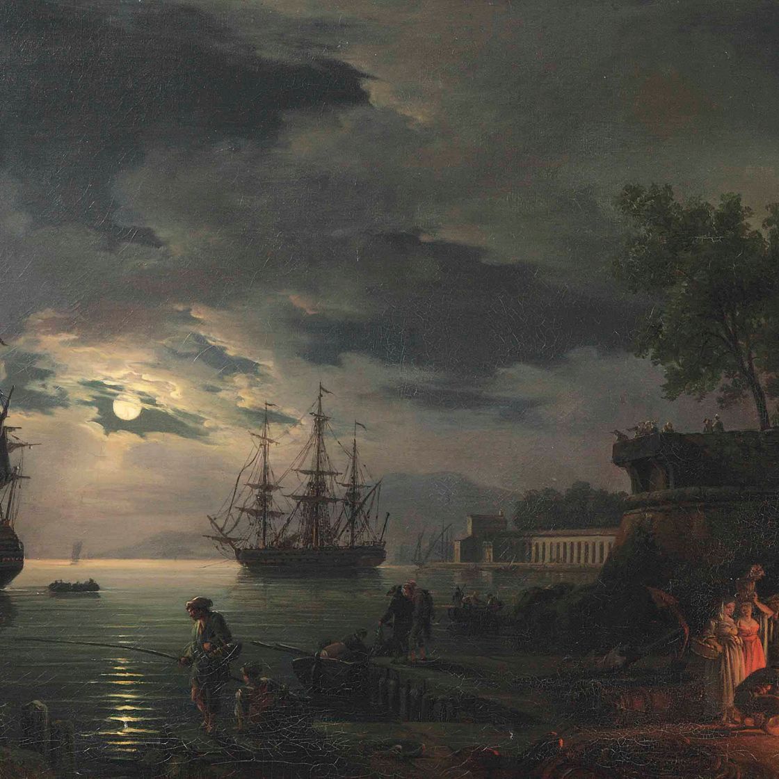 Claude Joseph Vernet — Любители потанцевать в порт-о-клер-де-лун