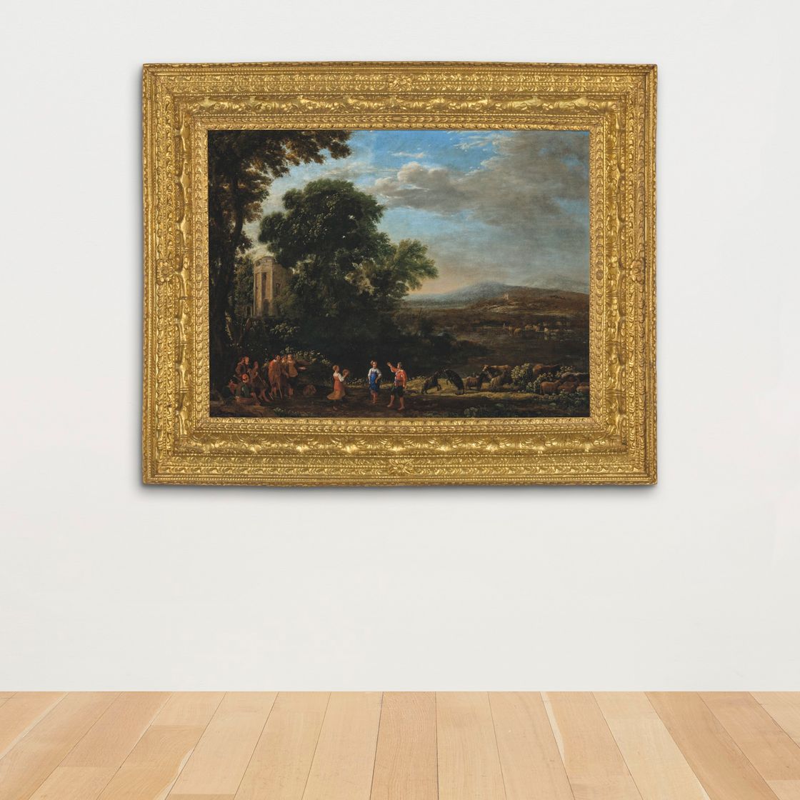 Claude Lorrain — Пейзаж с сельским танцем, изображение 4