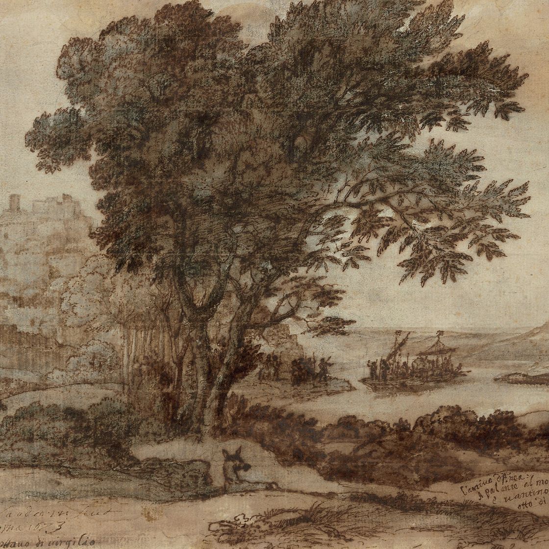 Claude Lorrain — Прибытие Энея в Паллантей, место, где находился Рим