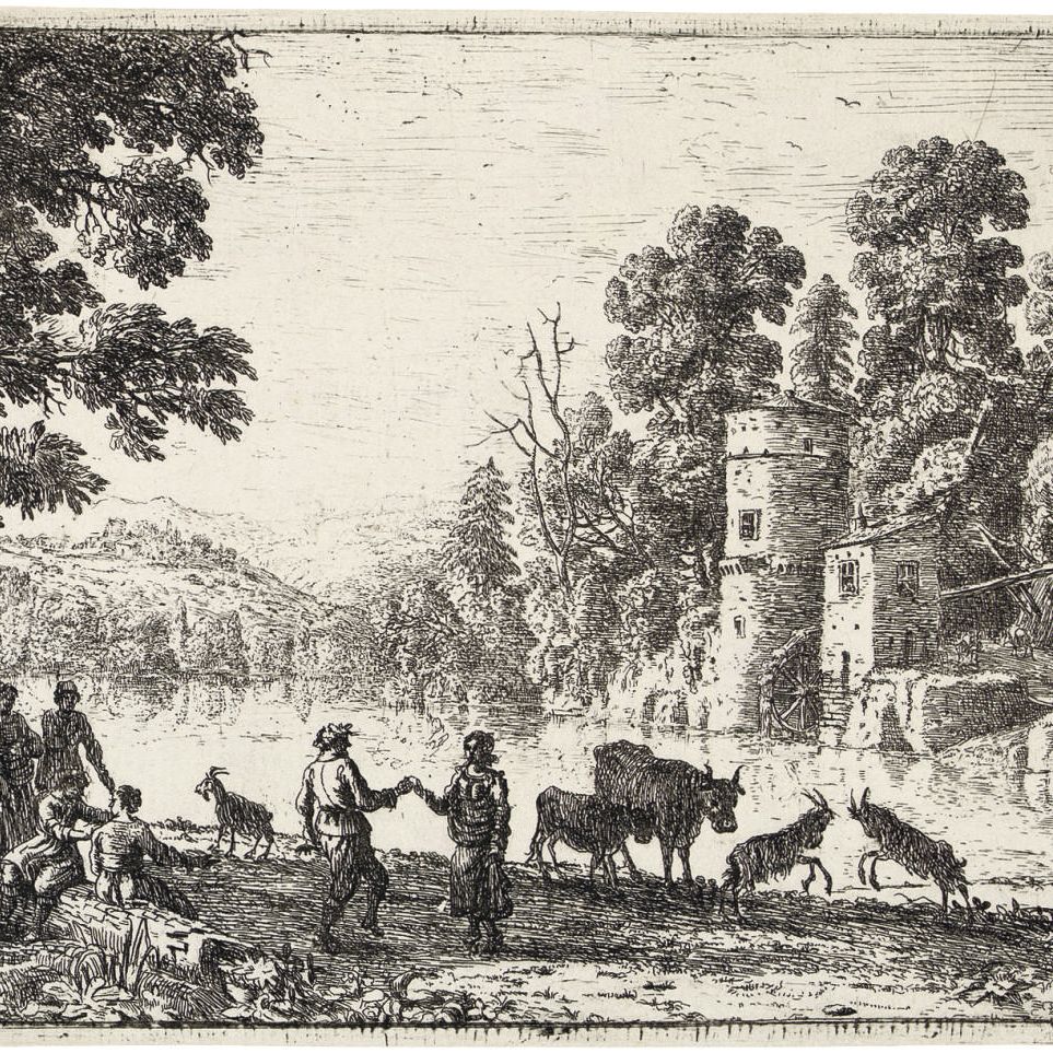 Claude Lorrain — Танец на берегу Моря (13-й день рождения)