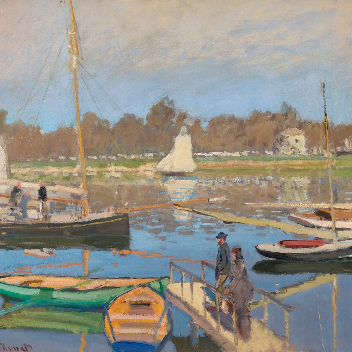 Claude Monet — Ле-Бассин-д'Аржантей, изображение 1