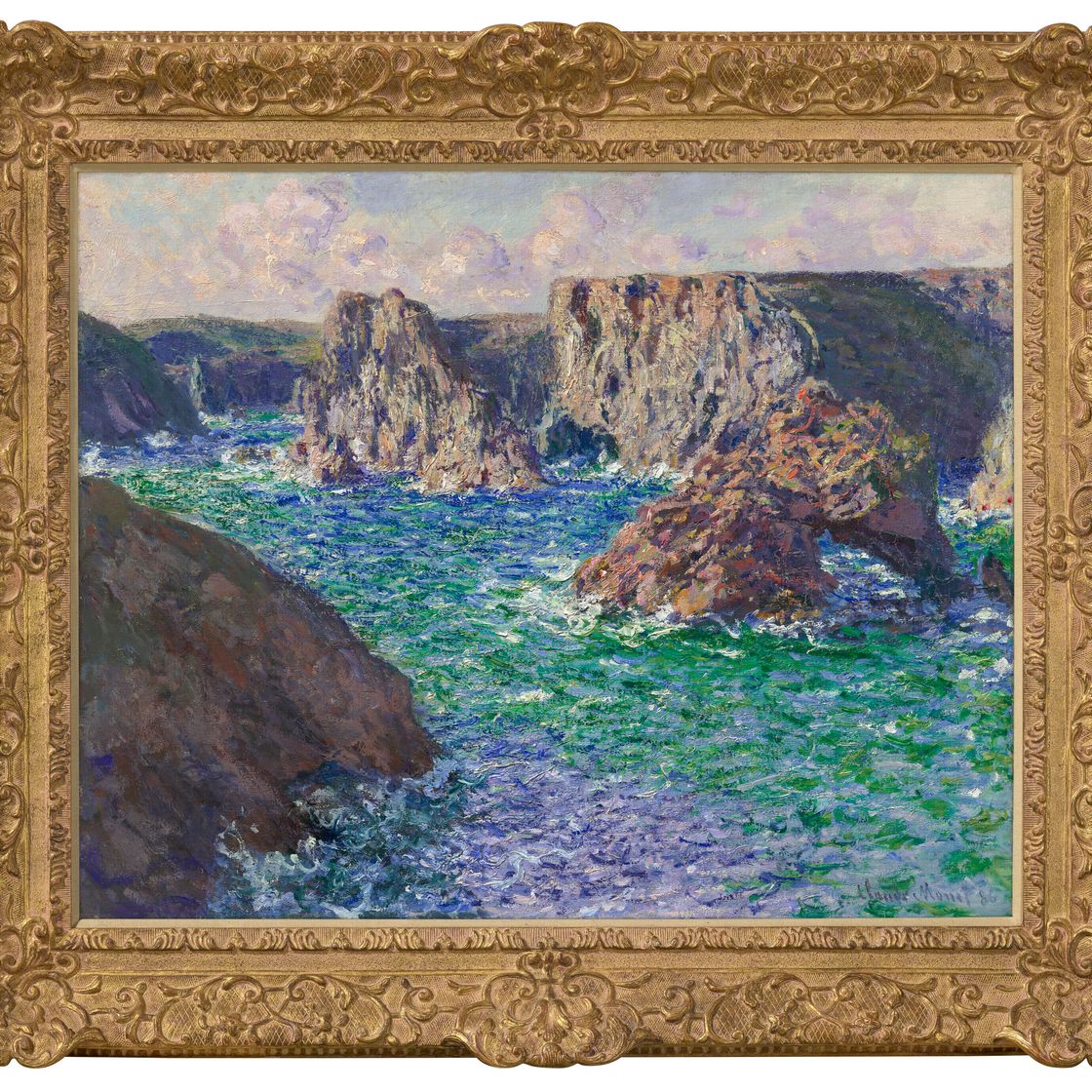 Claude Monet — Ла-Рош-Гибель, Порт-Домуа, изображение 2