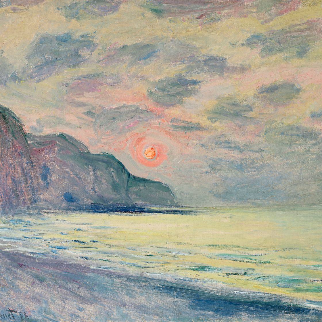Claude Monet — Солей кушан, темпс Брюме, Пурвиль, изображение 1