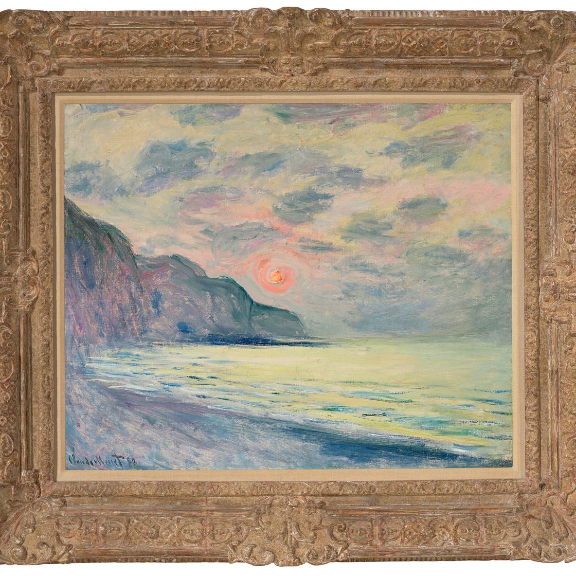 Claude Monet — Солей кушан, темпс Брюме, Пурвиль, изображение 2