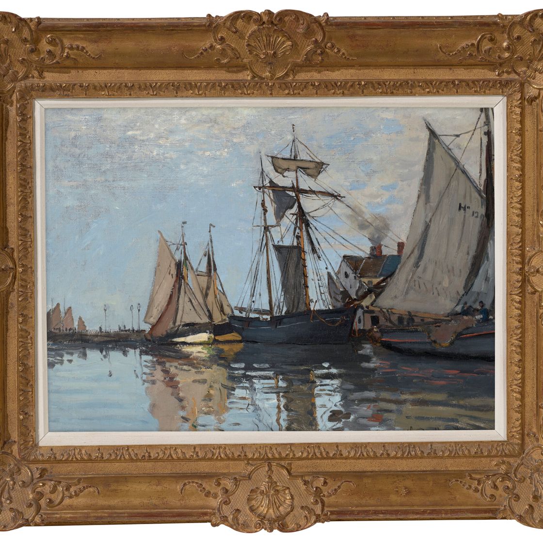 Claude Monet — Бато у порта Онфлер, изображение 2
