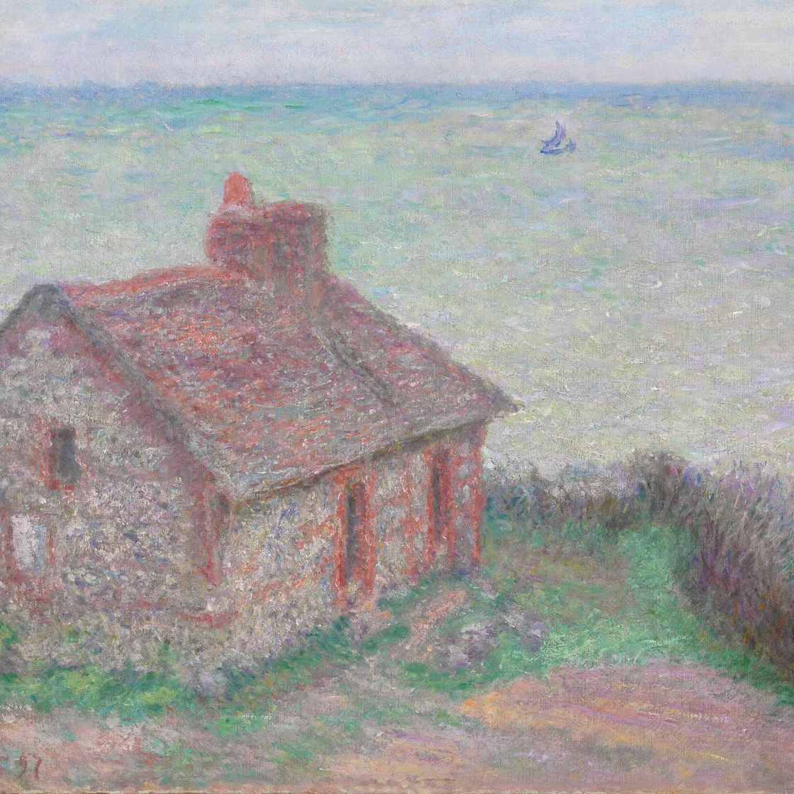 Claude Monet — Дом для свиданий, эффектная роза