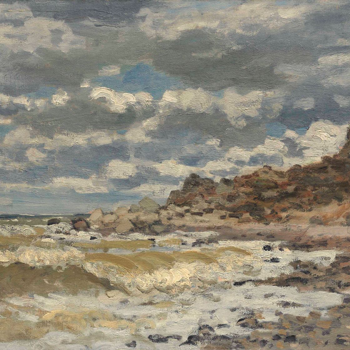 Claude Monet — Берег моря по Сент-Адресу