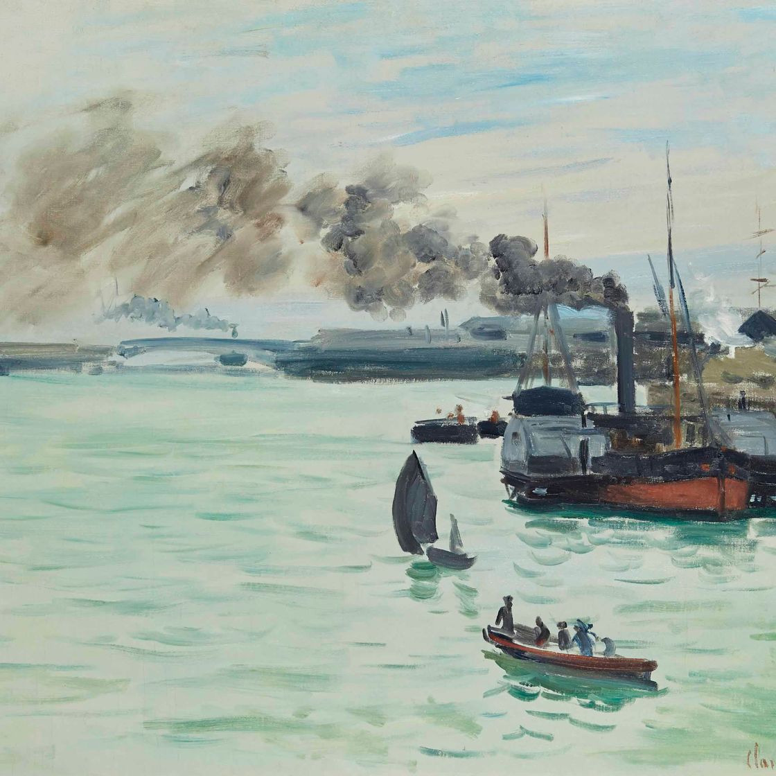 Claude Monet — Вид из порта