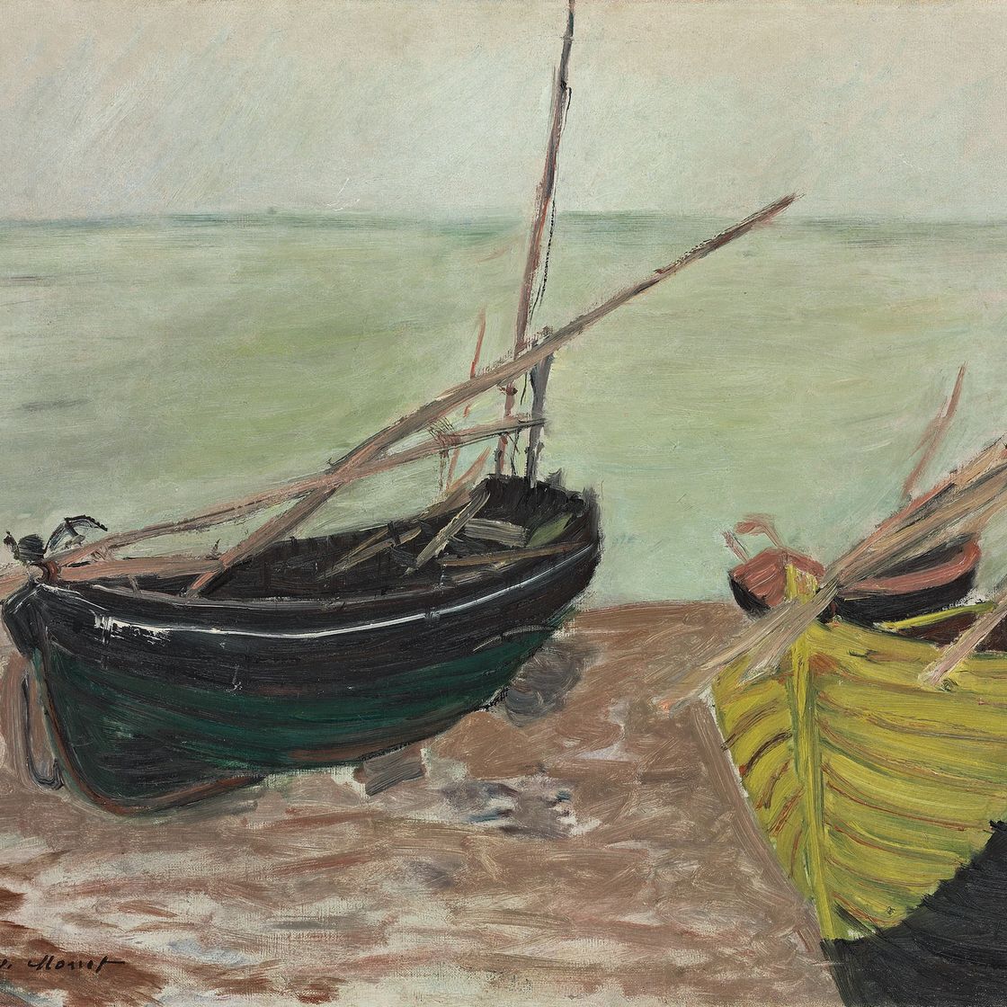 Claude Monet — Этюд о бато на государственном пляже