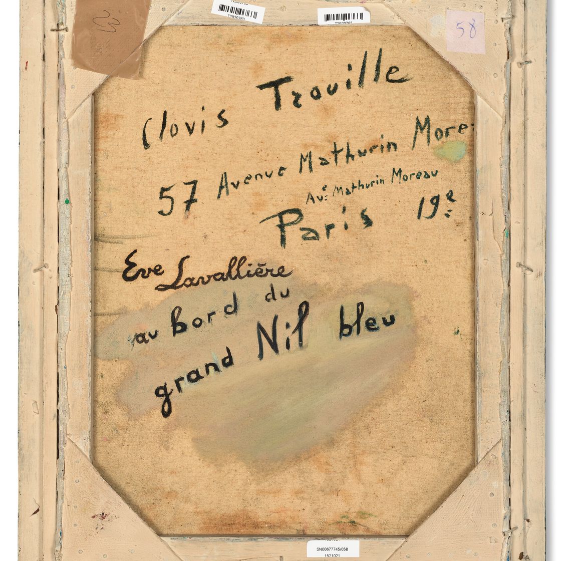 Clovis Trouille — Очарование Крока, Одиллии на границе с Синим нулем и Евы Лавальер в 1908 году на границе с великим синим нулем, изображение 2