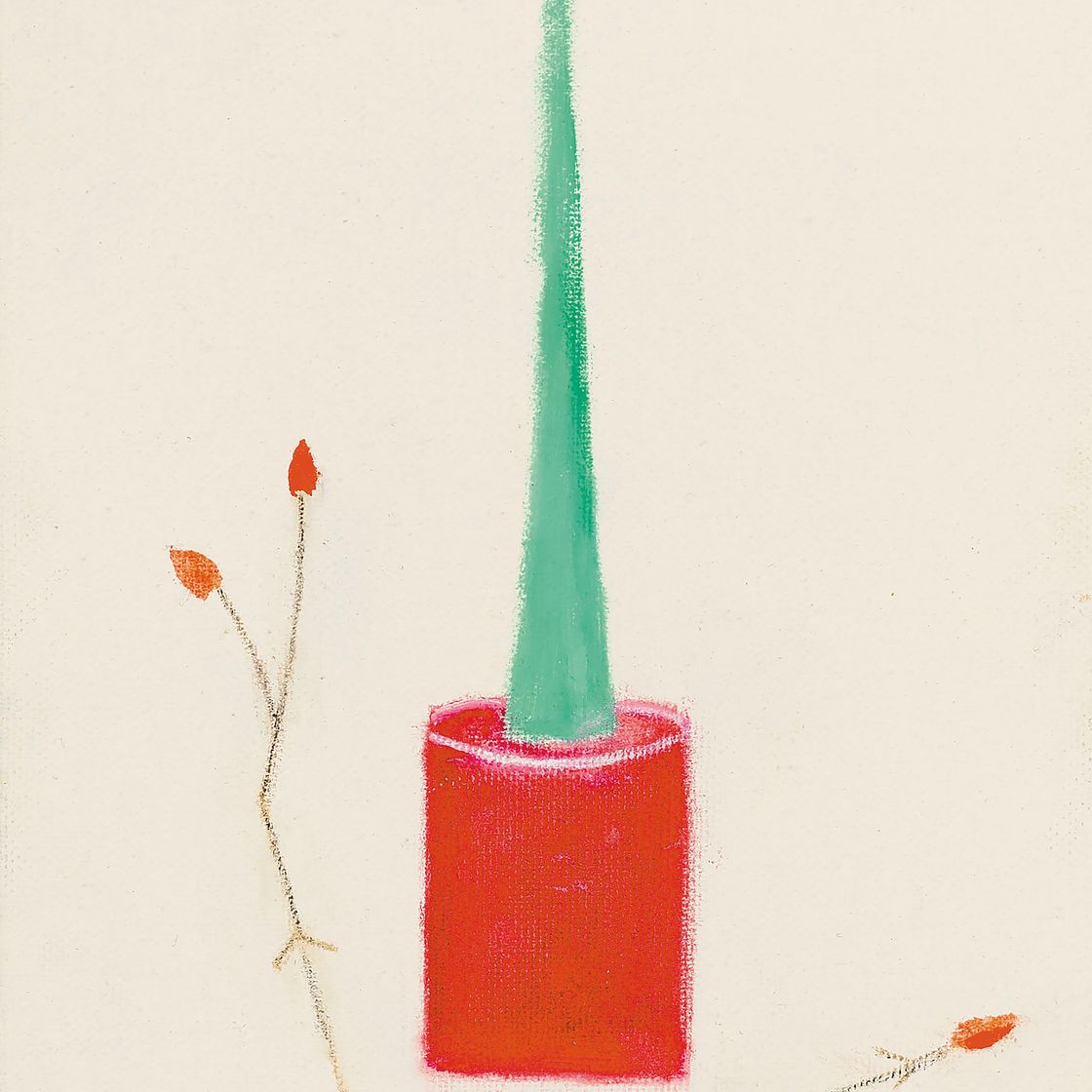 Craigie Aitchison — Свеча, Монтекастелли