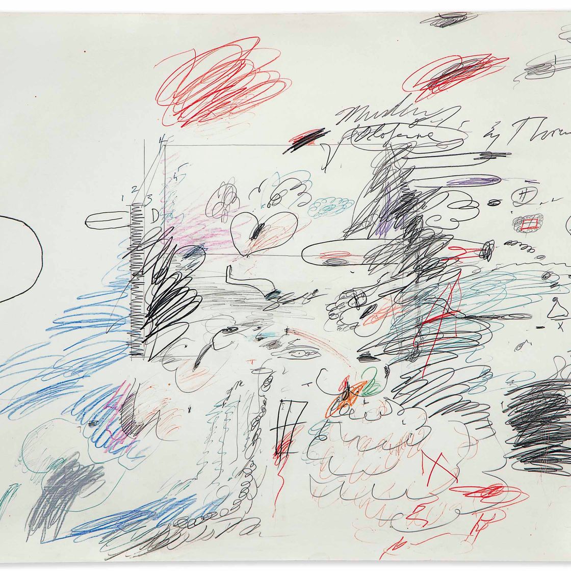 Cy Twombly — Без названия (Убийство Олоферна)