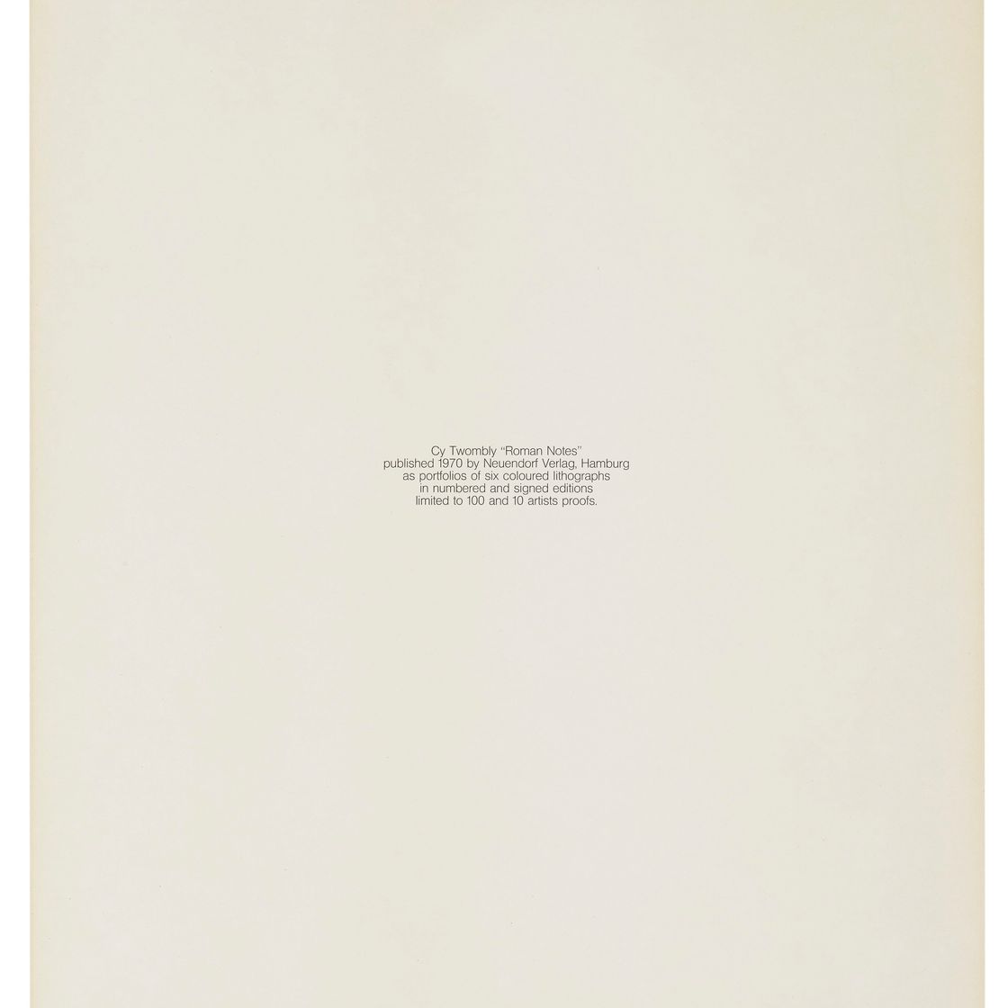 Cy Twombly — Римские заметки, изображение 8