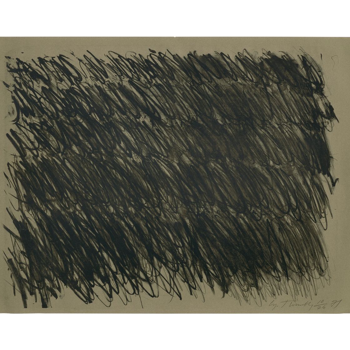 Cy Twombly — Без названия : один отпечаток, изображение 1