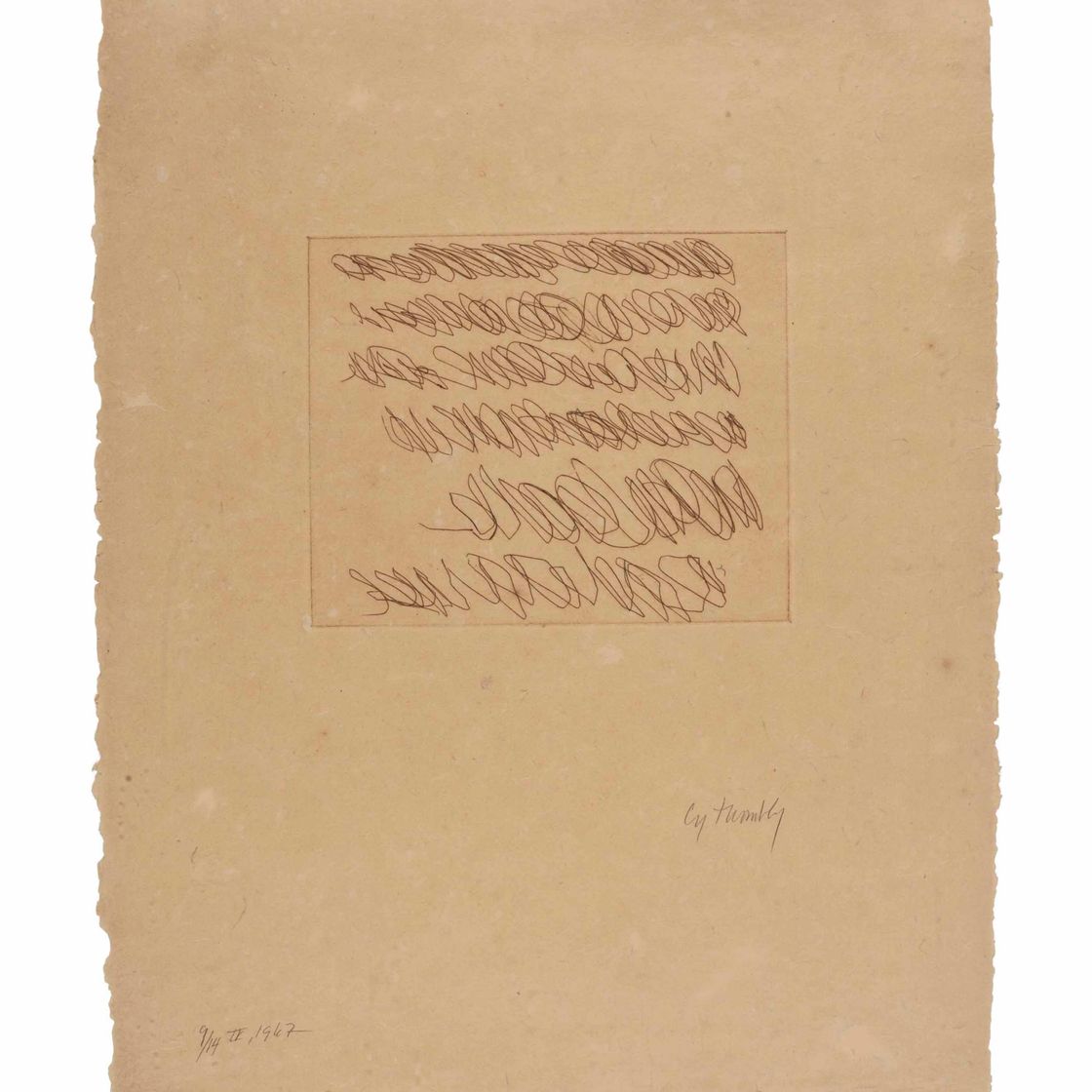 Cy Twombly — Примечание IV