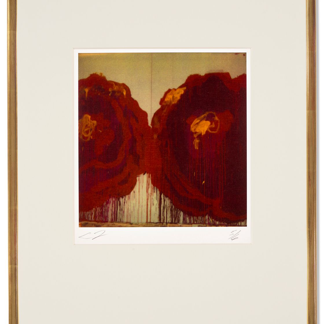 Cy Twombly — Деталь росписи (розы), изображение 2