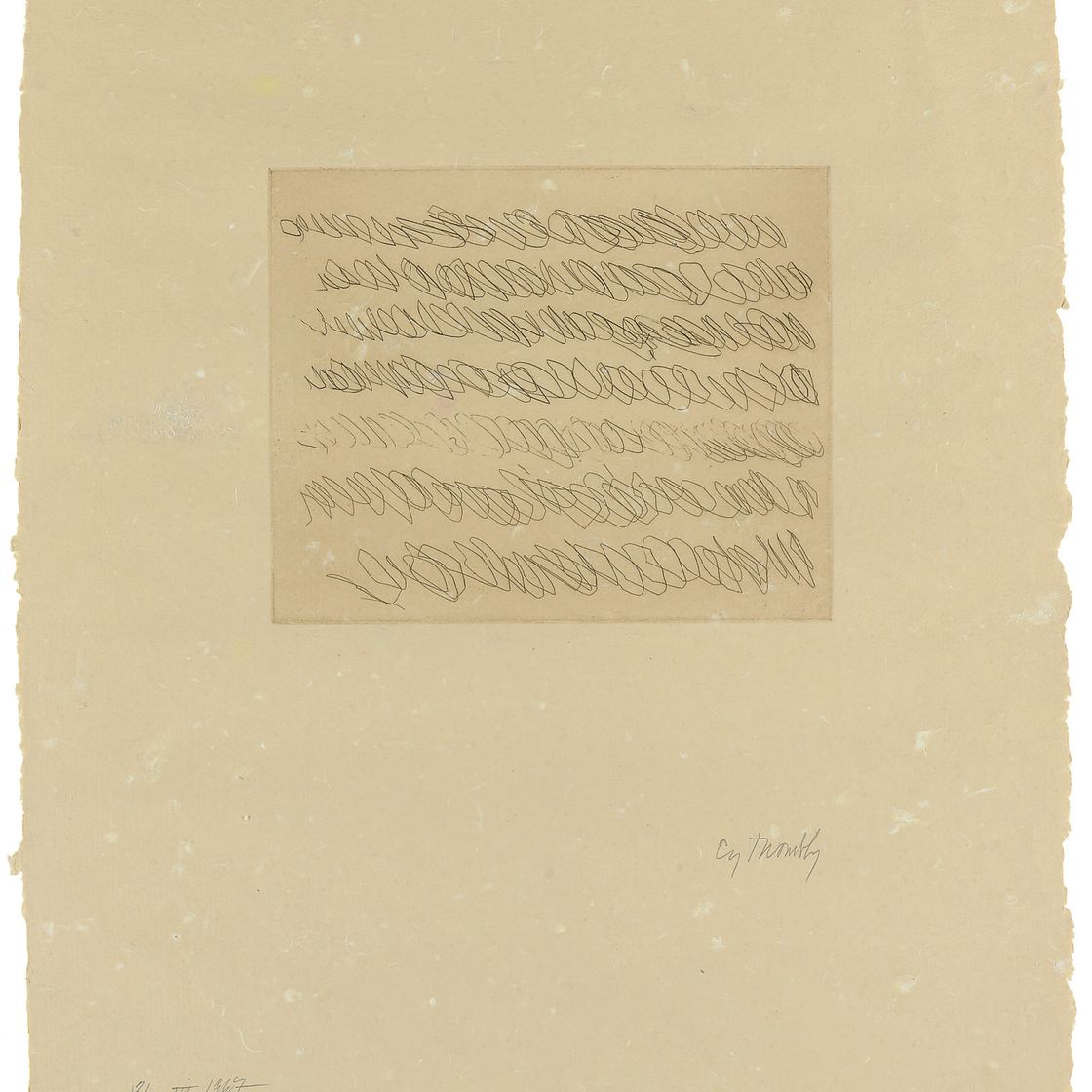 Cy Twombly — Примечание III (Бастиан 8)