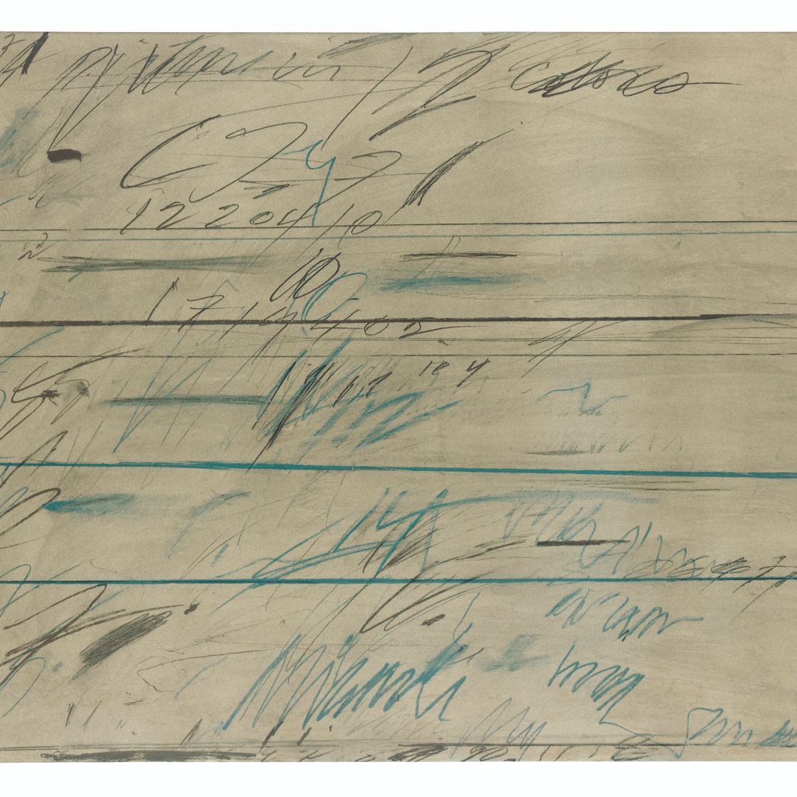 Cy Twombly — Без названия