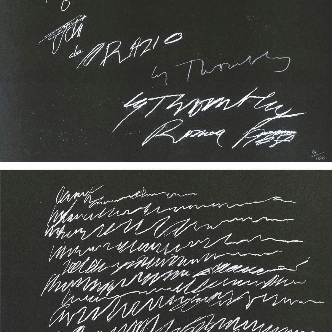 Cy Twombly — 8. Оди ди Орацио (Бастиан, 20)