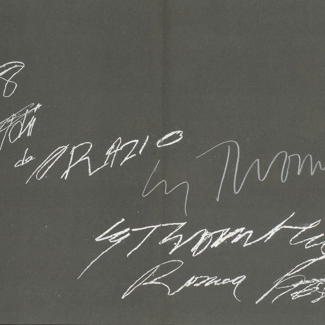 Cy Twombly — 8 Оди ди Орацио